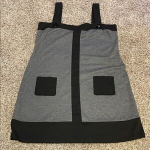 Stylish Gray and Black Women's Dress